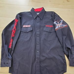 2003 Wrangler PBR long sleeve shirt